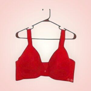 Jessica Simpson Women’s Full Figure Red Underwire Bra 42C